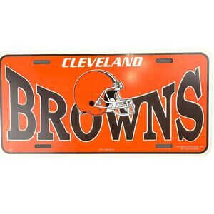NFL Cleveland Browns 1998 Car License Plate Browns Football Fan Decal (Plastic)